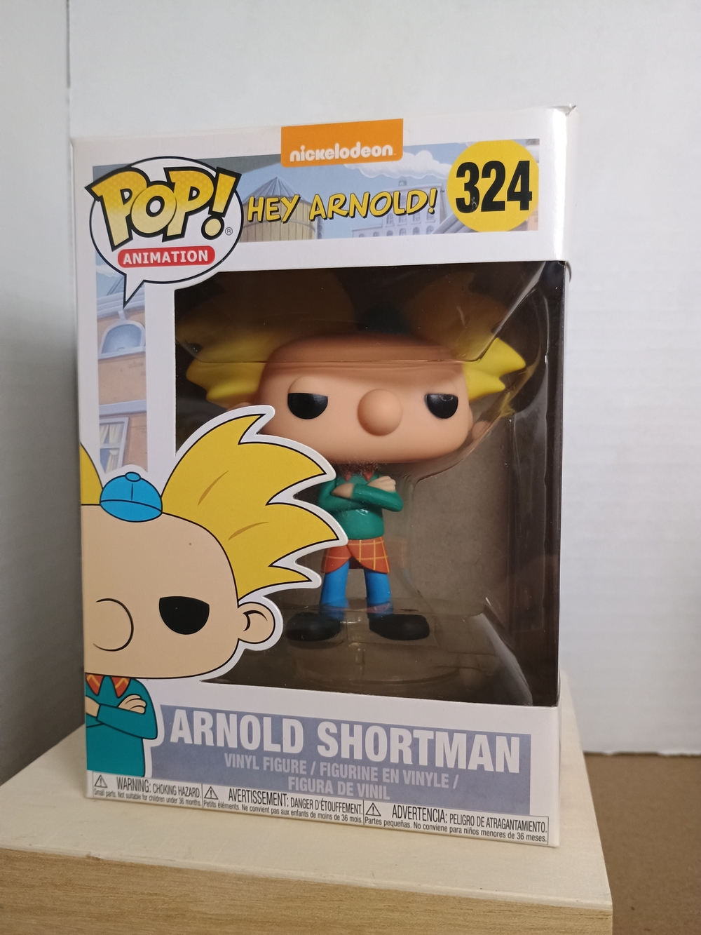 Funko Pop! Animation: Hey Arnold! - Arnold Shortman #324 #324 Vinyl Figure